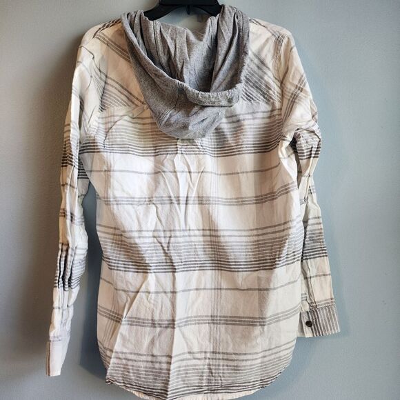 Natural Reflections Hooded Flannel Long-Sleeve Shirt - Picture 4 of 9